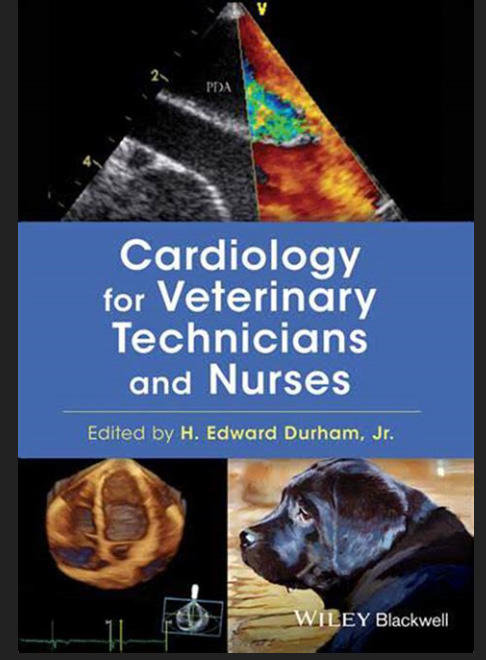 Book cover for "Cardiology for Veterinary Technicians and Nurses; edited by H. Edward Durham, Jr."