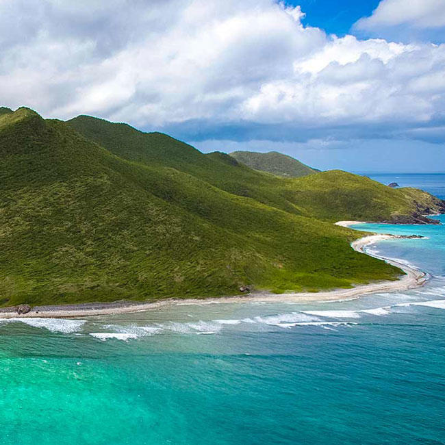 The island of St. Kitts