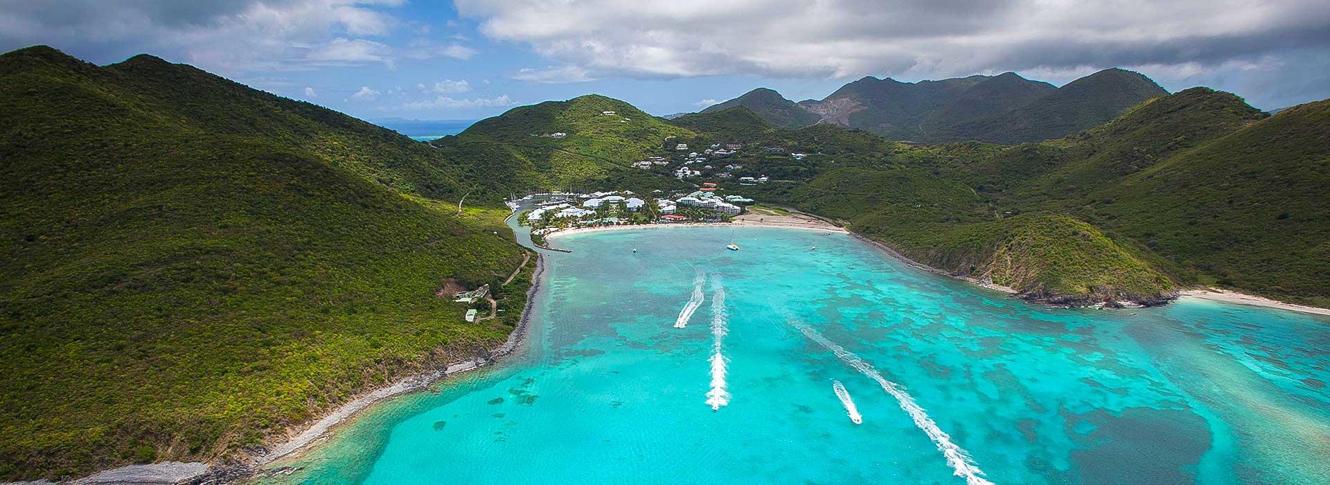 The beautiful island of St. Kitts and the Caribbean